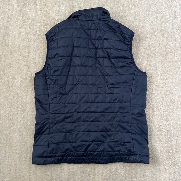 Patagonia Nano Puff Blue Zip Up Puffer Vest Jacket M - Picture 4 of 10